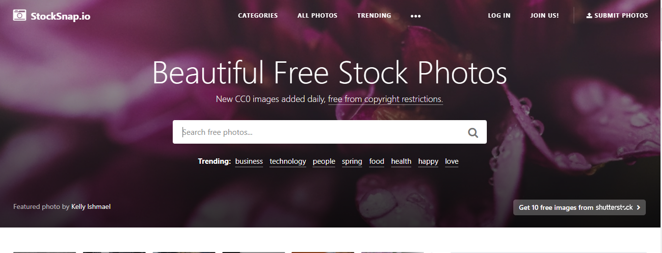 10 Best Stock Photo Resources Website